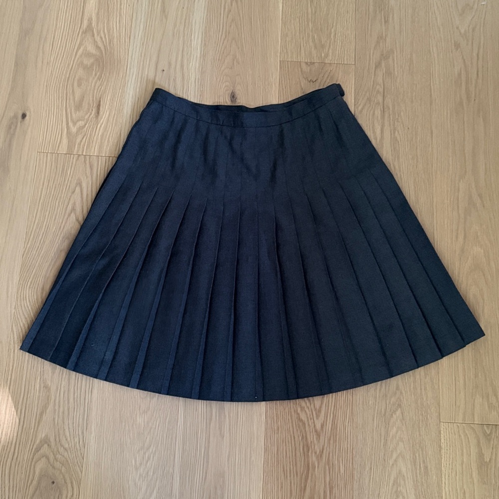 Dark grey Pleated Skirt